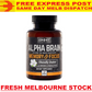 ONNIT Alpha BRAIN 30 Caps Joe Rogan JRE Alpha GPC Huperzine - FREE EXPRESS POST!