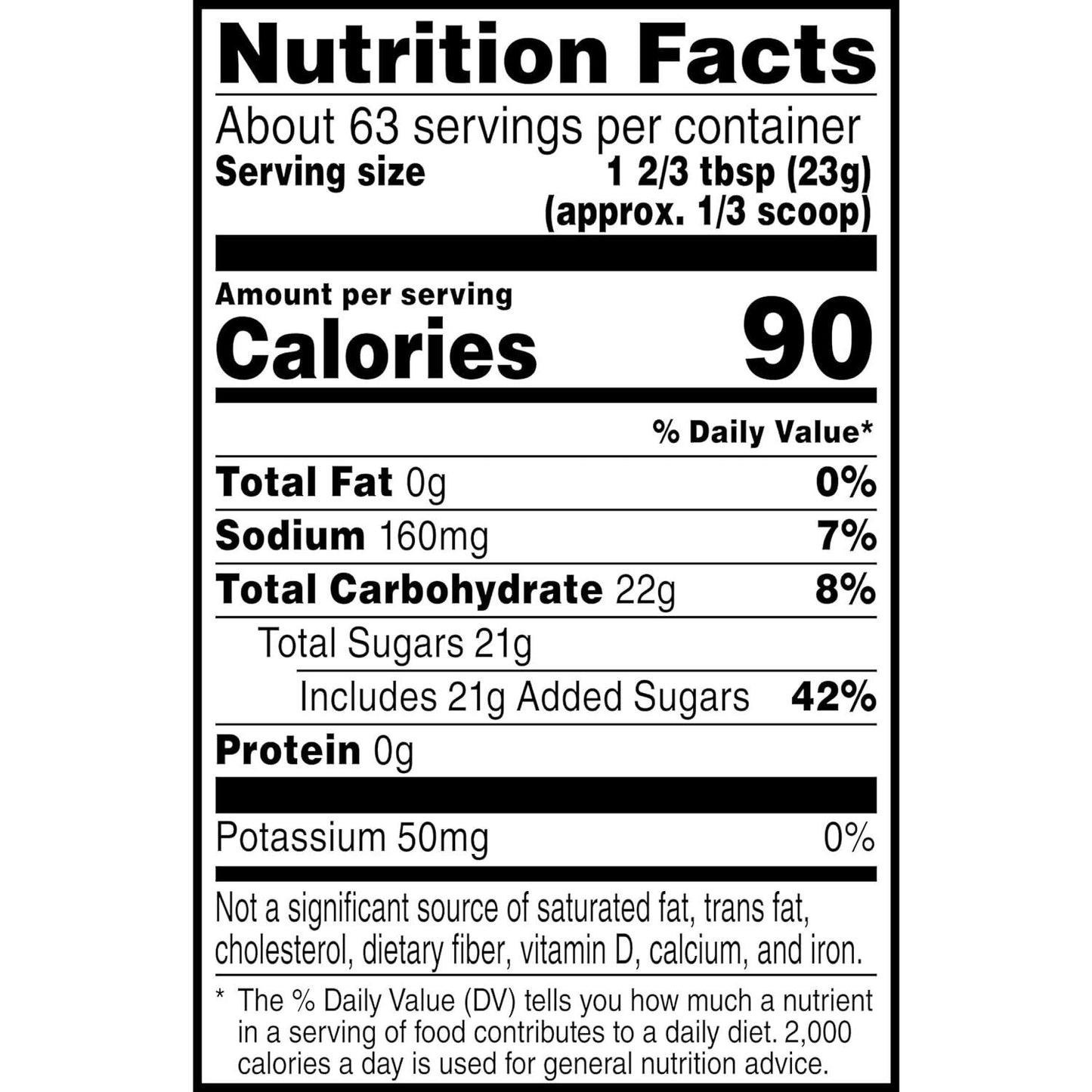 Gatorade ORGANIC Electrolyte Sports Drink Powder MANGO - 63 Serves - 1.44kg