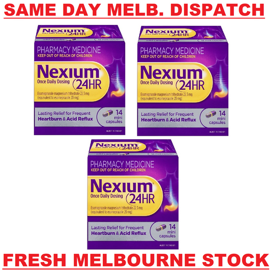 Nexium 24HR Esomeprazole 20mg Heartburn Relief Acid Reflux - 42 Mini Capsules