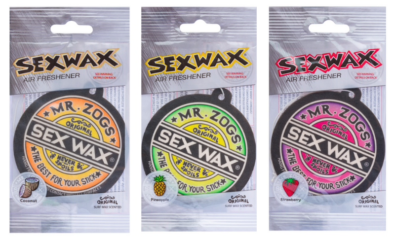 SEX WAX Air Freshener Coconut/Straw/Pineapple SEXWAX Mr Zogs - SAME DAY SHIPPING