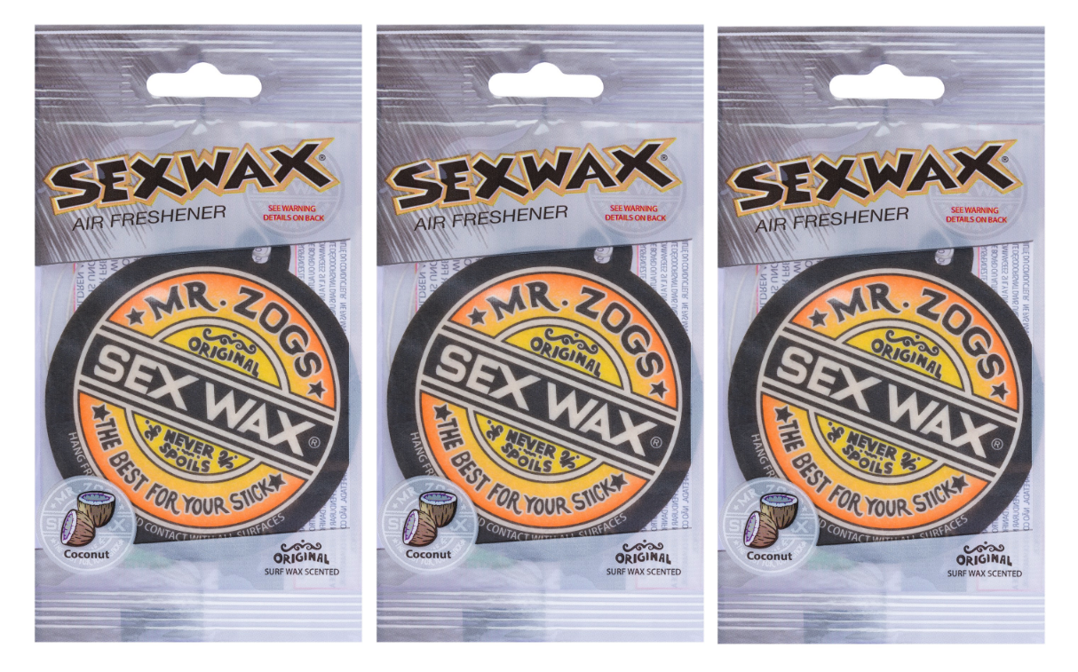 SEX WAX Air Freshener Coconut/Straw/Pineapple SEXWAX Mr Zogs - SAME DAY SHIPPING