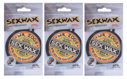 SEX WAX Air Freshener Coconut/Straw/Pineapple SEXWAX Mr Zogs - SAME DAY SHIPPING