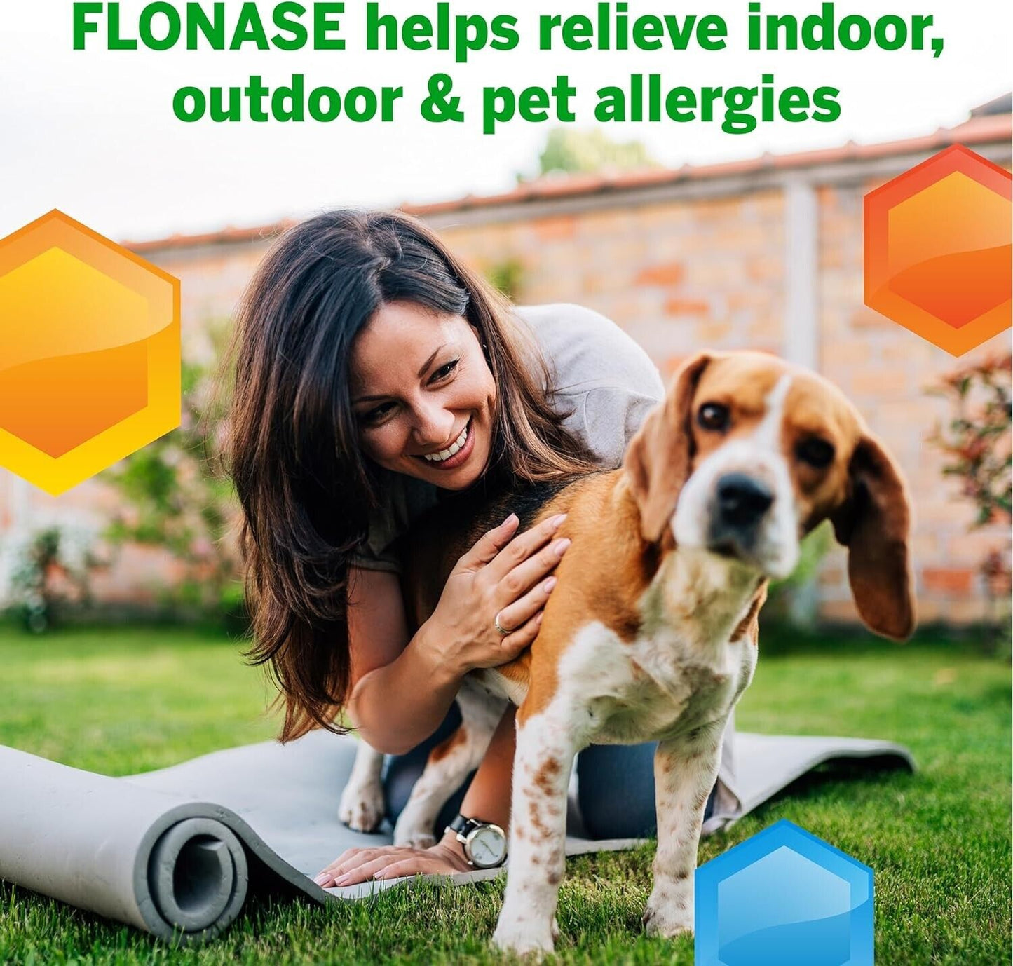 Flonase Allergy & Hayfever Nasal Spray 24HR Relief Non-Drowsy Formula 72 Sprays