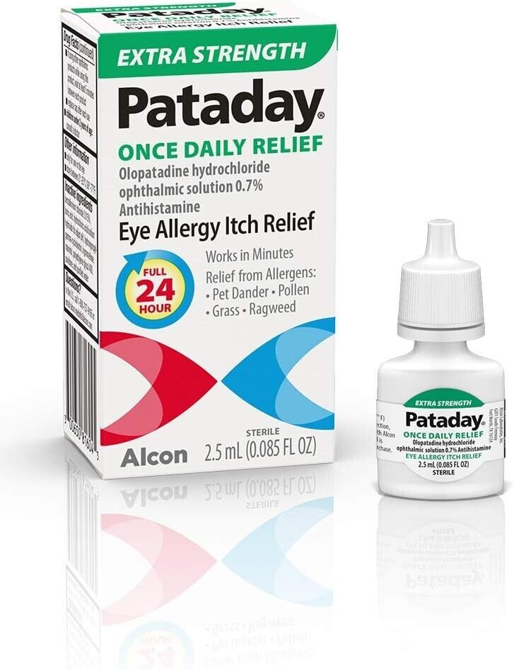 Pataday Once Daily Itch & Allergy Eye Drops EXTRA STRENGTH + Antihistamine 2.5mL