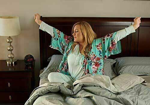 Sonic Bomb Extra Loud Alarm Clock Bed Shaker Silent Vibrate Alert + AU Adaptor