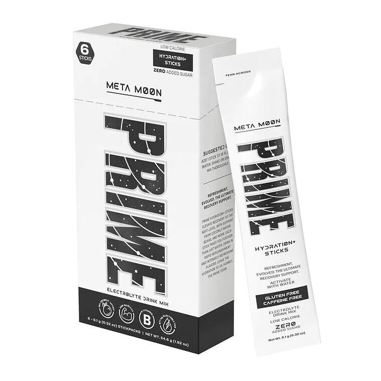 Prime Hydration Powder Sticks -No Added Sugar - 8 Flavours -  6 X 500ml Servings