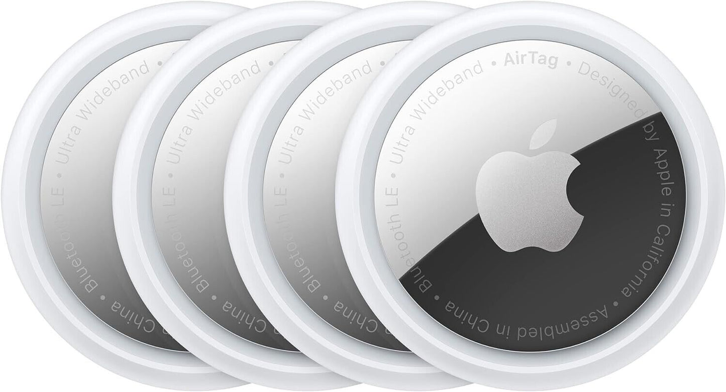 Apple AirTag - White - 4 Pack - Genuine Australian Stock - BRAND NEW & SEALED