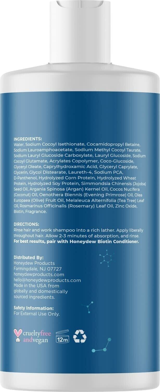 BIOTIN SHAMPOO - Anti Hair Loss Treatment DHT BLOCKER 236mL - FREE EXPRESS POST