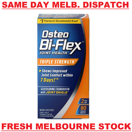 Osteo Bi-Flex Joint Health TRIPLE STRENGTH Vitamin C + Glucosamine HCI - 80 Tabs