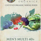 GARDEN OF LIFE mykind Organics MENs Multi 40+ Whole Food Multivitamin 72 Tablets