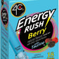 4C Energy Rush BERRY Drink Powder- Sugar Free- 18 Servings- 170mg Caffeine