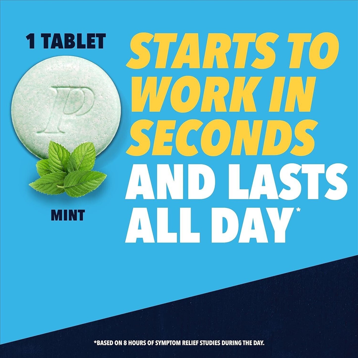 PEPCID Complete Famotidine 10mg Acid Reducer + Antacid 50 Chewable Tablets Mint