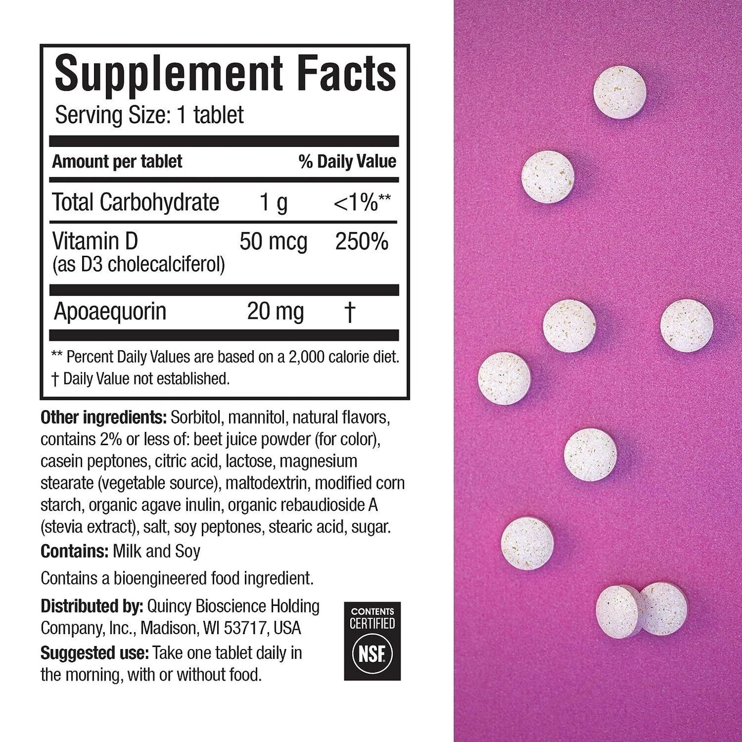 Prevagen Improves Memory - EXTRA STRENGTH 20mg - Chewables Mixed Berry - 30 Tabs