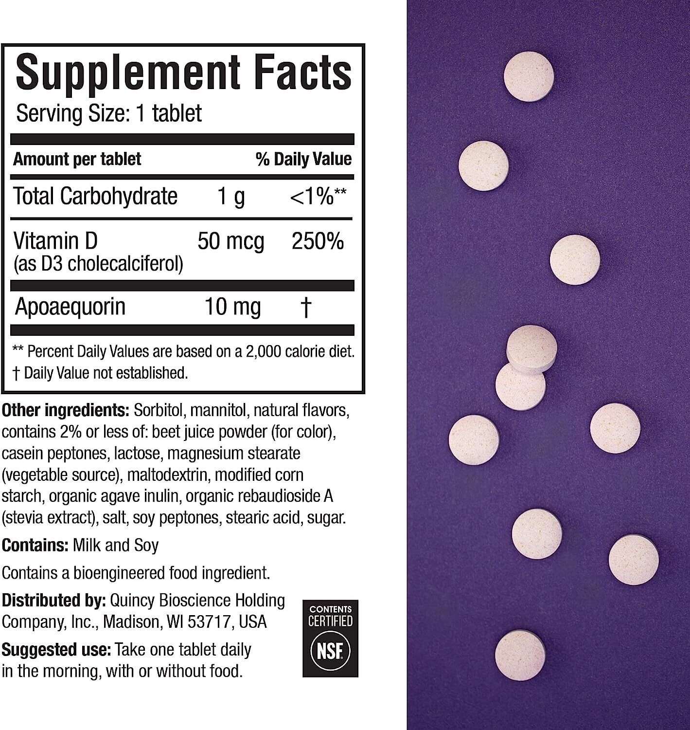 Prevagen Improves Memory REGULAR STRENGTH 10mg - Chewables Mixed Berry - 30 Tabs