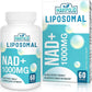 LIPOSOMAL NAD+ 1000mg Anti Aging Formula DNA Repair HIGH STRENGTH - 60 Softgels