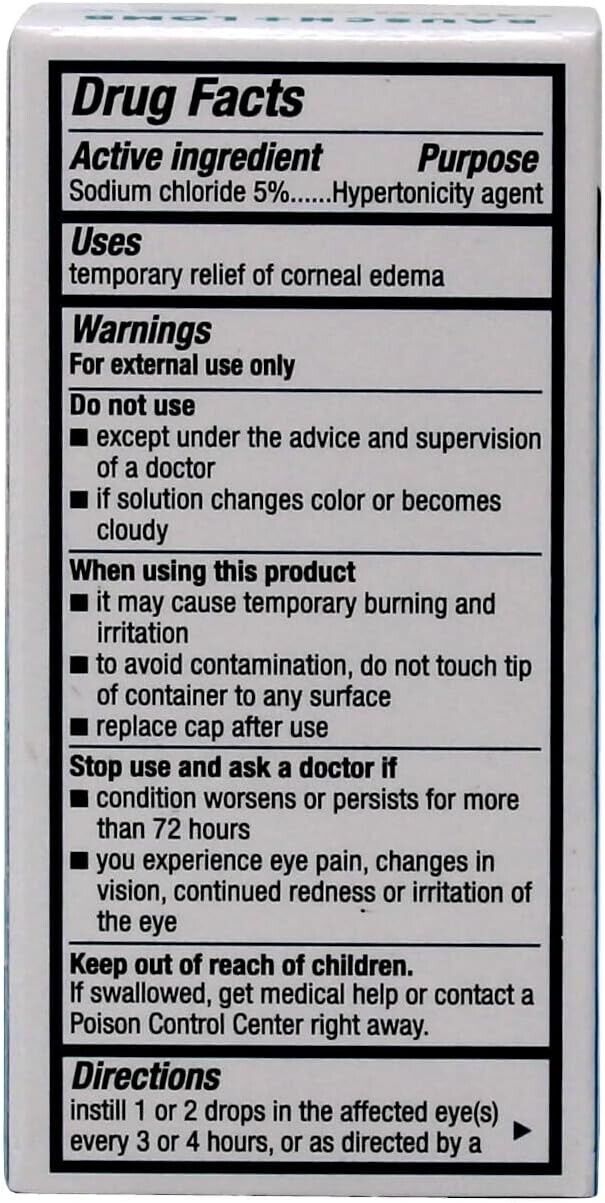Muro 128 - 5% Solution Eye Drops Relief of Corneal Edema 15mL - FRESH MELB STOCK