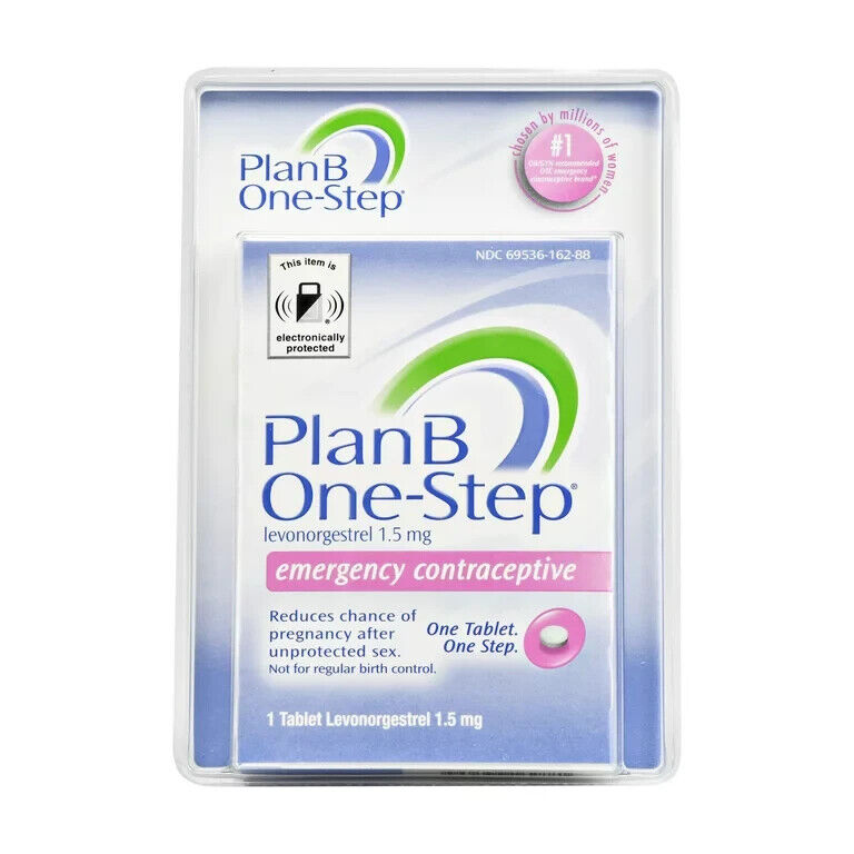 Plan B One-Step Emergency Contraceptive Morning After Pill 72HR 1.5mg - 1 Tablet