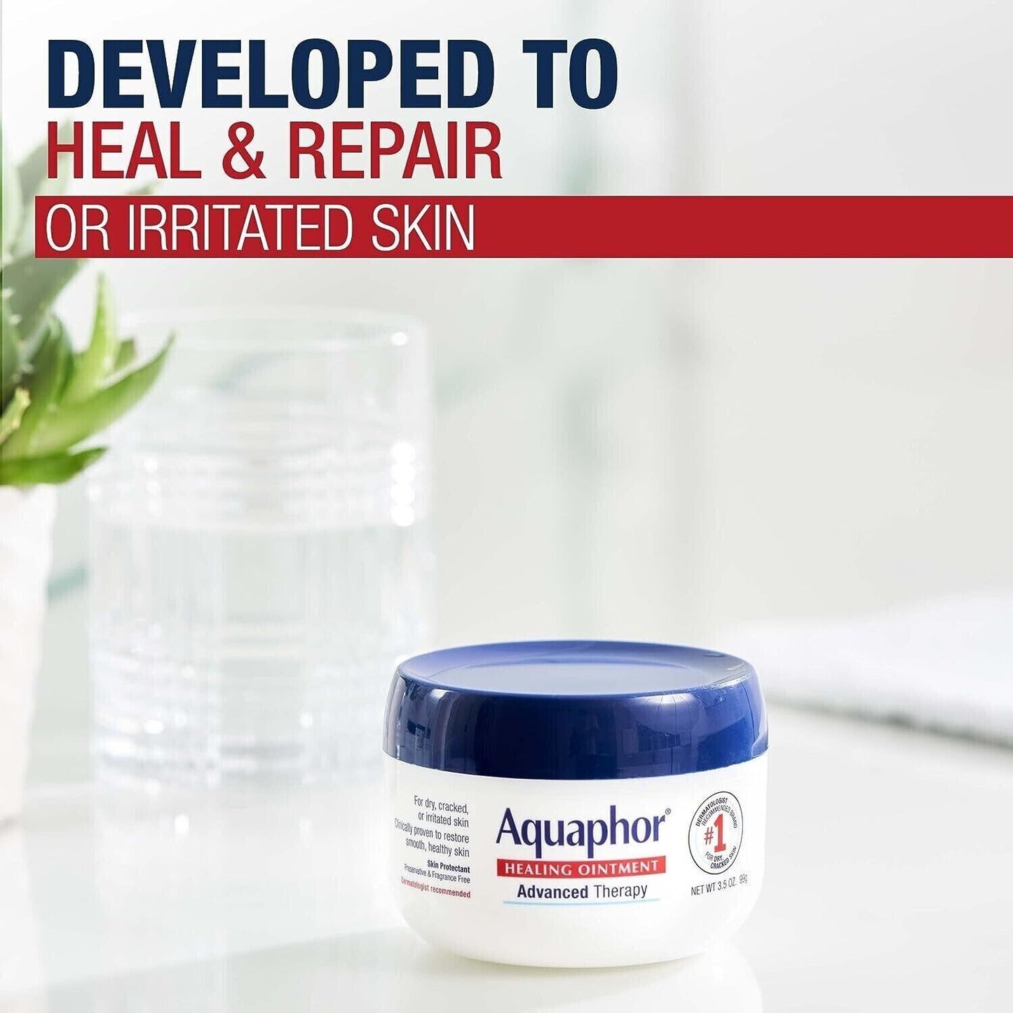 EUCERIN AQUAPHOR HEALING SKIN OINTMENT 99g / 3.5oz DERMATOLOGIST RECOMMENDED