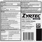 ZYRTEC CETIRIZINE 10MG 24HR ALLERGY & HAYFEVER RELIEF 90 TABLETS EXP. 05/2025