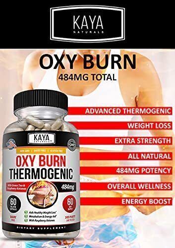 OXY BURN Thermogenic Fat Burner OxyXtreme OxyShred Lipo Diet Weight Loss 60 Caps