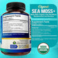 Nutriflair ORGANIC IRISH SEA MOSS PREMIUM GRADE 1600mg 120 Capsules FAST POST