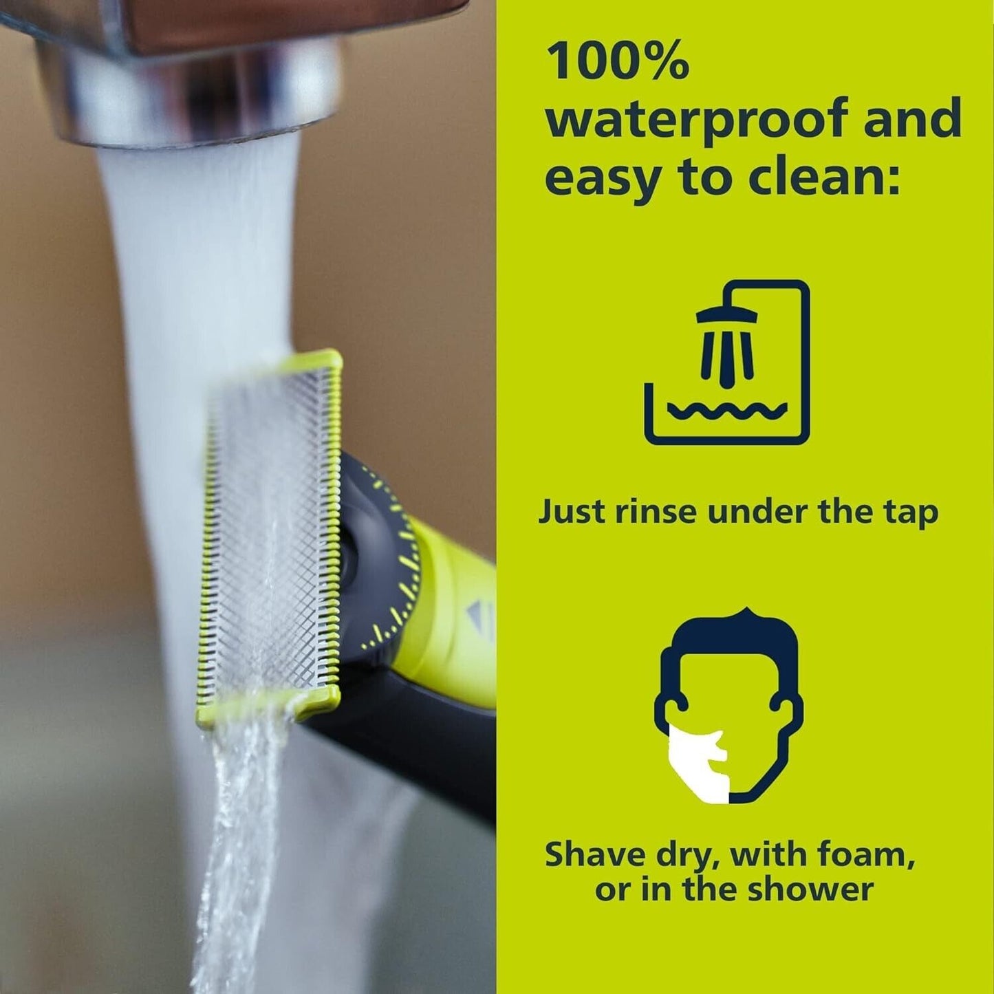 Genuine Philips Norelco OneBlade 360 Blade Replacement Blades 2 Pack - QP420/80