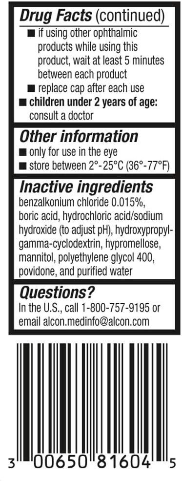 Pataday Once Daily Itch & Allergy Eye Drops EXTRA STRENGTH + Antihistamine 2.5mL