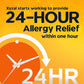 XYZAL ALLERGY 24HR RAPID HAYFEVER RELIEF CETIRIZINE 5MG - 55 TABLETS EXP. 03/25