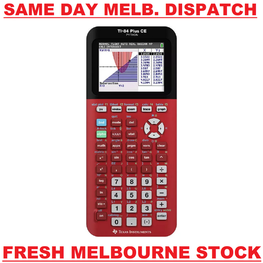 Texas Instruments TI-84 Plus CE PYTHON Graphing Calculator RED - FREE SHIPPING