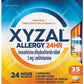 XYZAL ALLERGY 24HR RAPID HAYFEVER RELIEF CETIRIZINE 5MG - 35 TABLETS EXP. 04/25