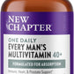 NEW CHAPTER One Daily Every MAN'S Multivitamin 40+ Heart Prostate Health 48 Tabs