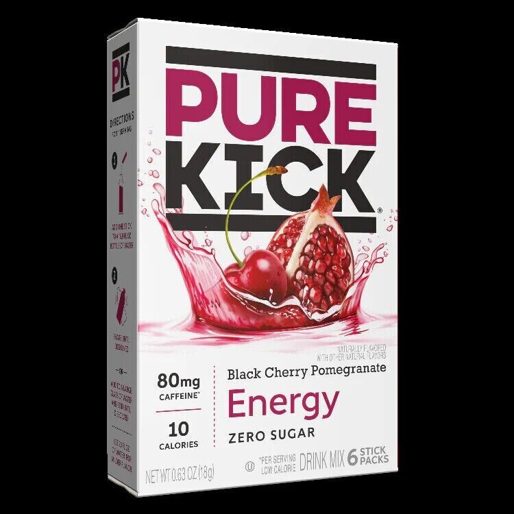 Pure Kick Electrolyte & Energy Drink- Sugar Free- 6 Servings - 8 Flavours