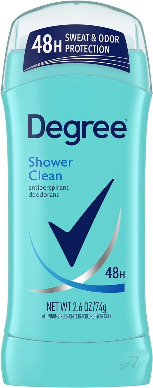 Degree for Women 48H Protection Antiperspirant Deodorant SHOWER CLEAN 1/3/5 Pack