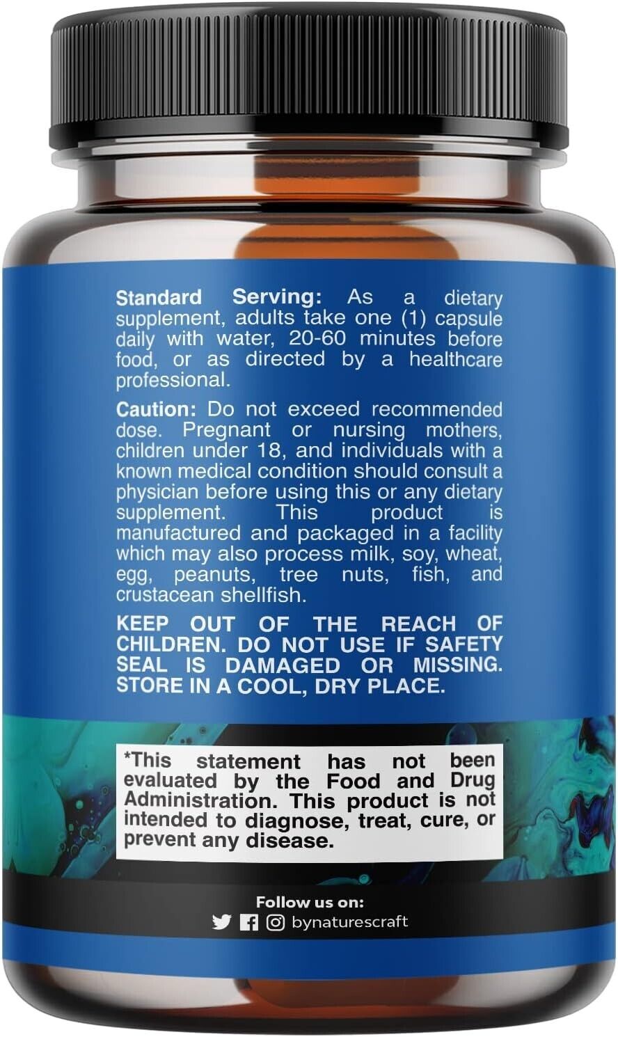 Nature's Craft Glutathione Reduced 500mg Liver Support & Brain Health - 30 Caps