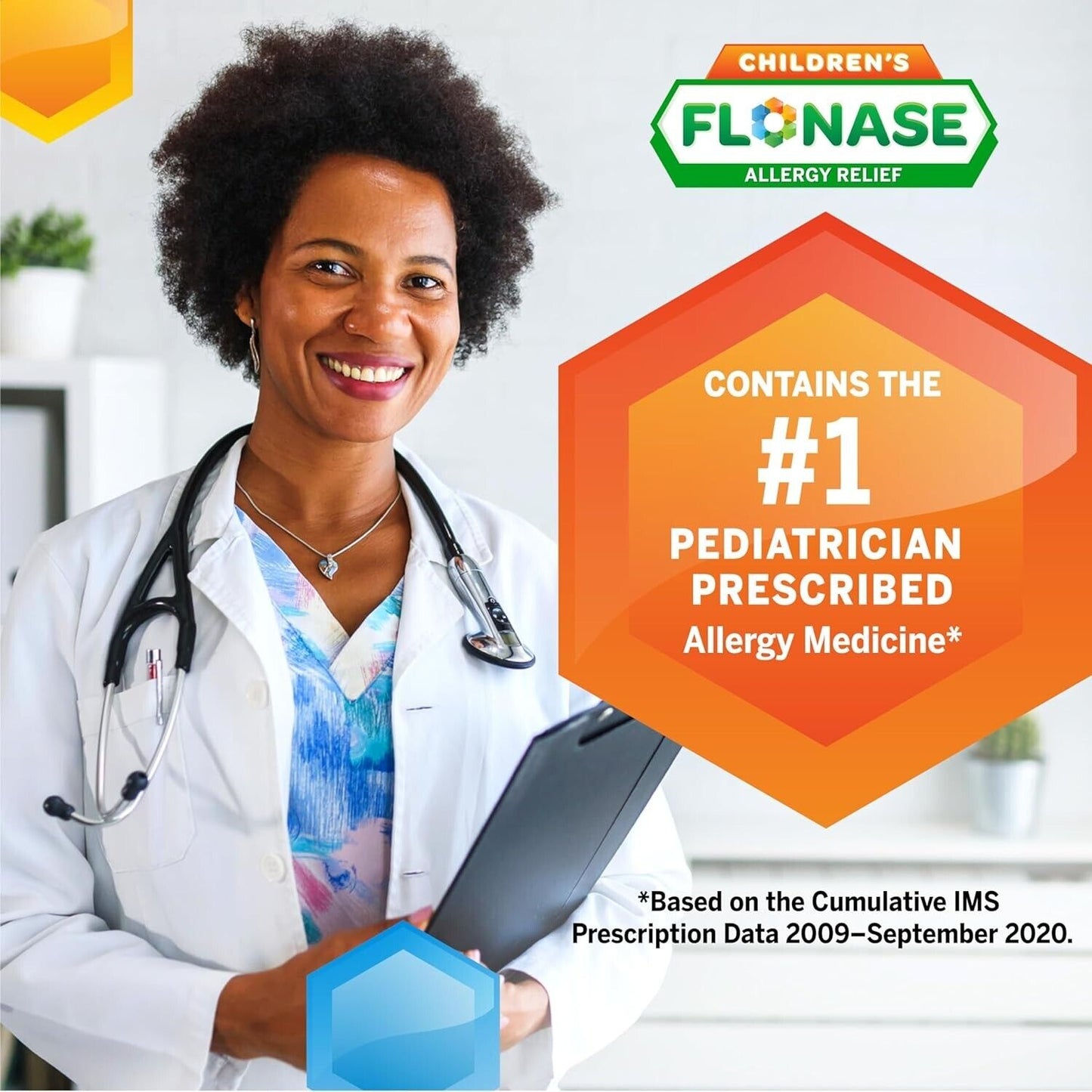 Flonase CHILDREN's Allergy Nasal Spray 24HR Relief Non-Drowsy Formula 72 Sprays