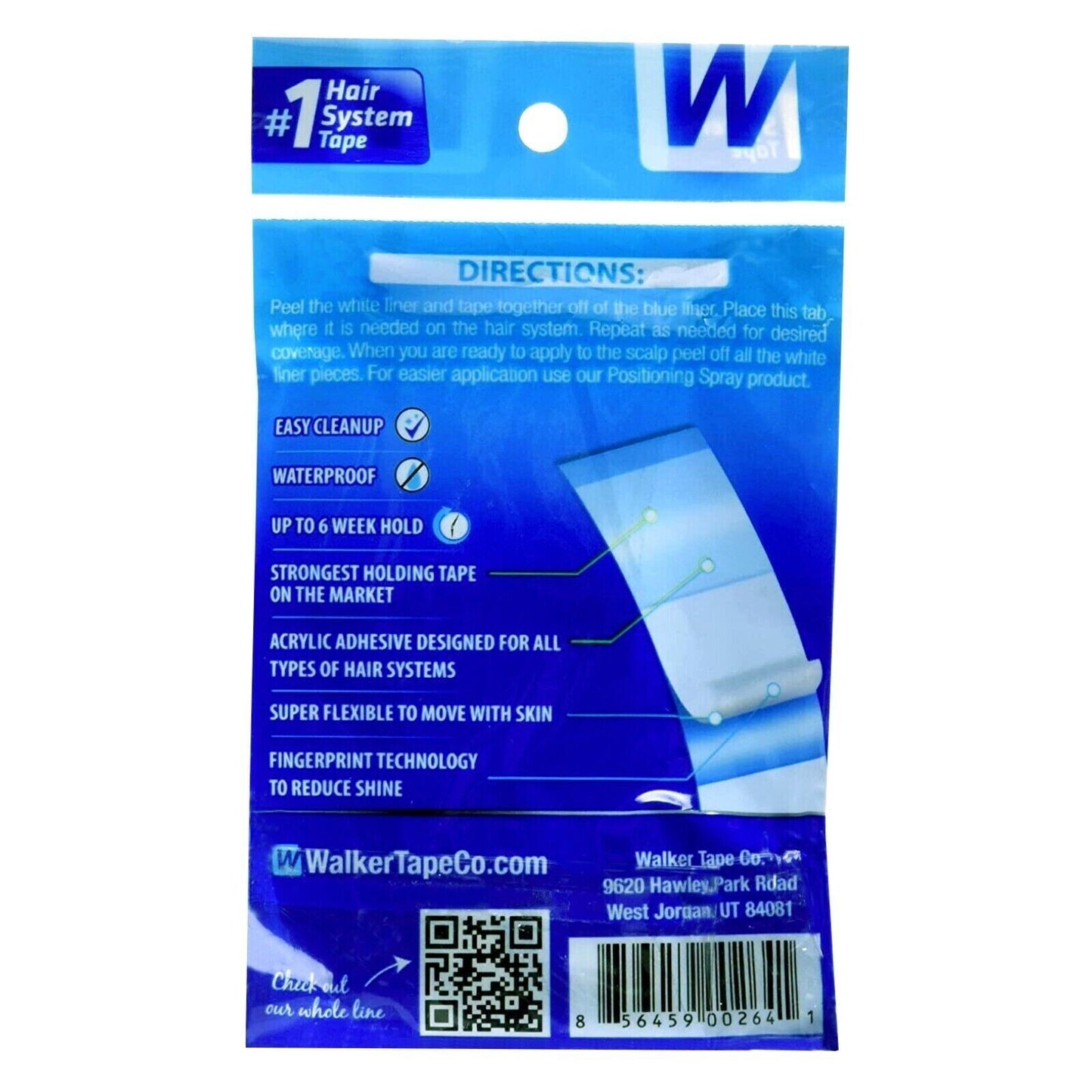 Walker Tape Ultra Hold Minis - Double Sided Hair Tape Tabs Wigs & Hairpiece 72PK