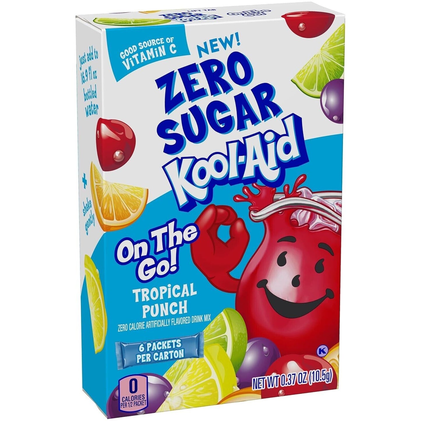 Kool Aid Drink Mix (sugar free powder) - 3 Flavour Choices - 6 Servings