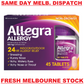 ALLEGRA ALLERGY FEXOFENADINE 180MG (SAME AS TELFAST 180MG) 45 TABLETS EXP. 01/25