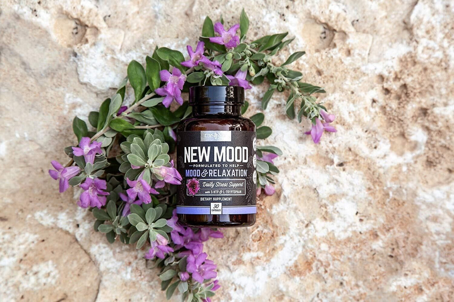 ONNIT New Mood 30 Caps 5-HTP L-Tryptophan JRE Alpha Brain - FREE EXPRESS POST!