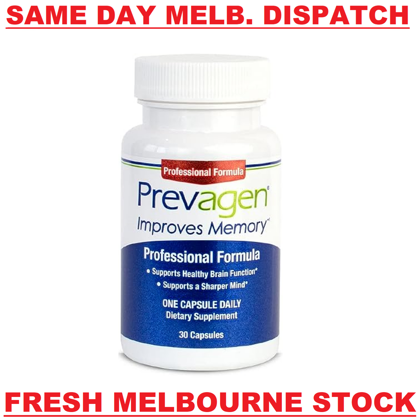 Prevagen Improves Memory PROFESSIONAL FORMULA 40mg Support Brain Function 30 Cap