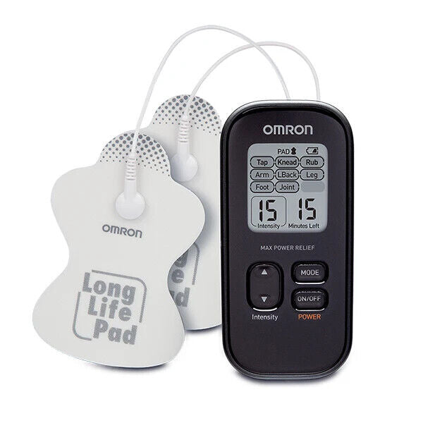 Omron Electronic Nerve Stimulator MAX Power with LCD Screen (PM500) TENS Therapy