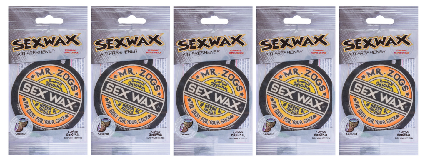 SEX WAX Air Freshener Coconut/Straw/Pineapple SEXWAX Mr Zogs - SAME DAY SHIPPING