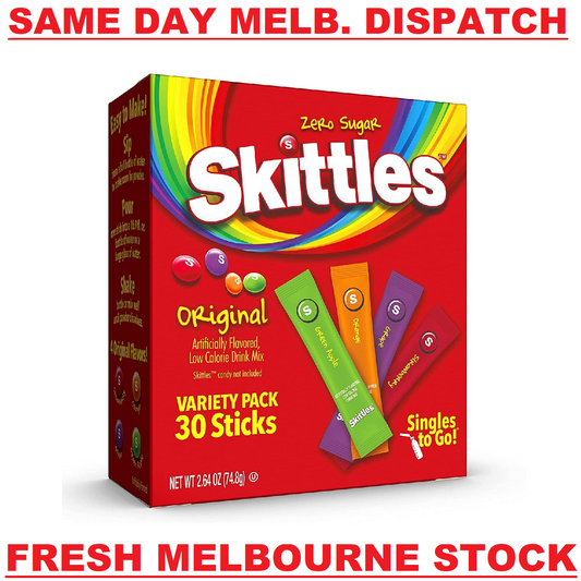 Skittles SUGAR FREE Drink Mix (4 Mix Flavours) - 30 Servings