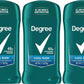 Degree 48H Sweat & Odor Protection Antiperspirant Deodorant COOL RUSH 1/3/5 Pack