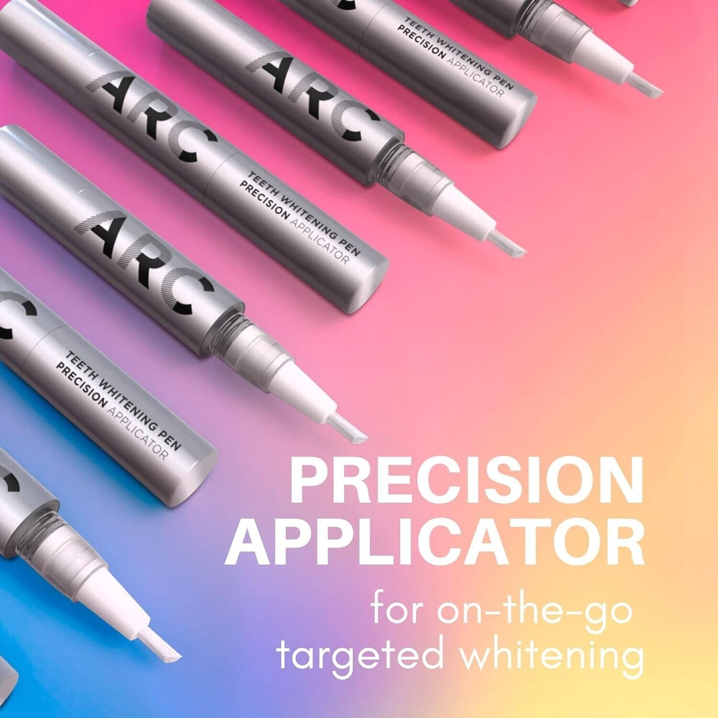 ARC Teeth Whitening Pen - Precision Applicator - Instant On-The-Go Whitening 4mL