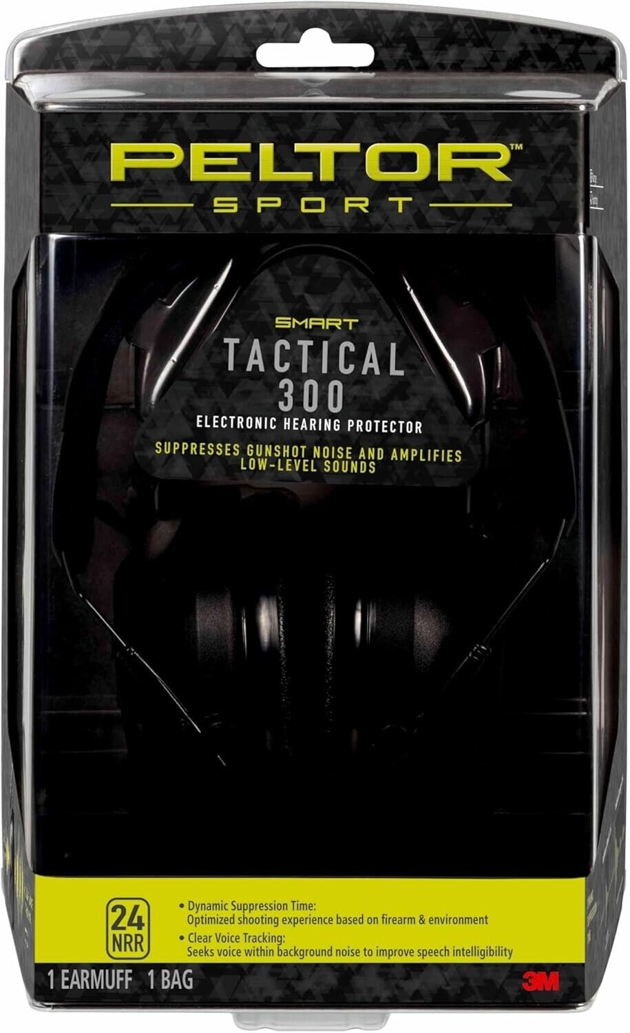 3M Peltor Sport Tactical 300 NRR 24 dB Electronic Bluetooth Hearing Protector