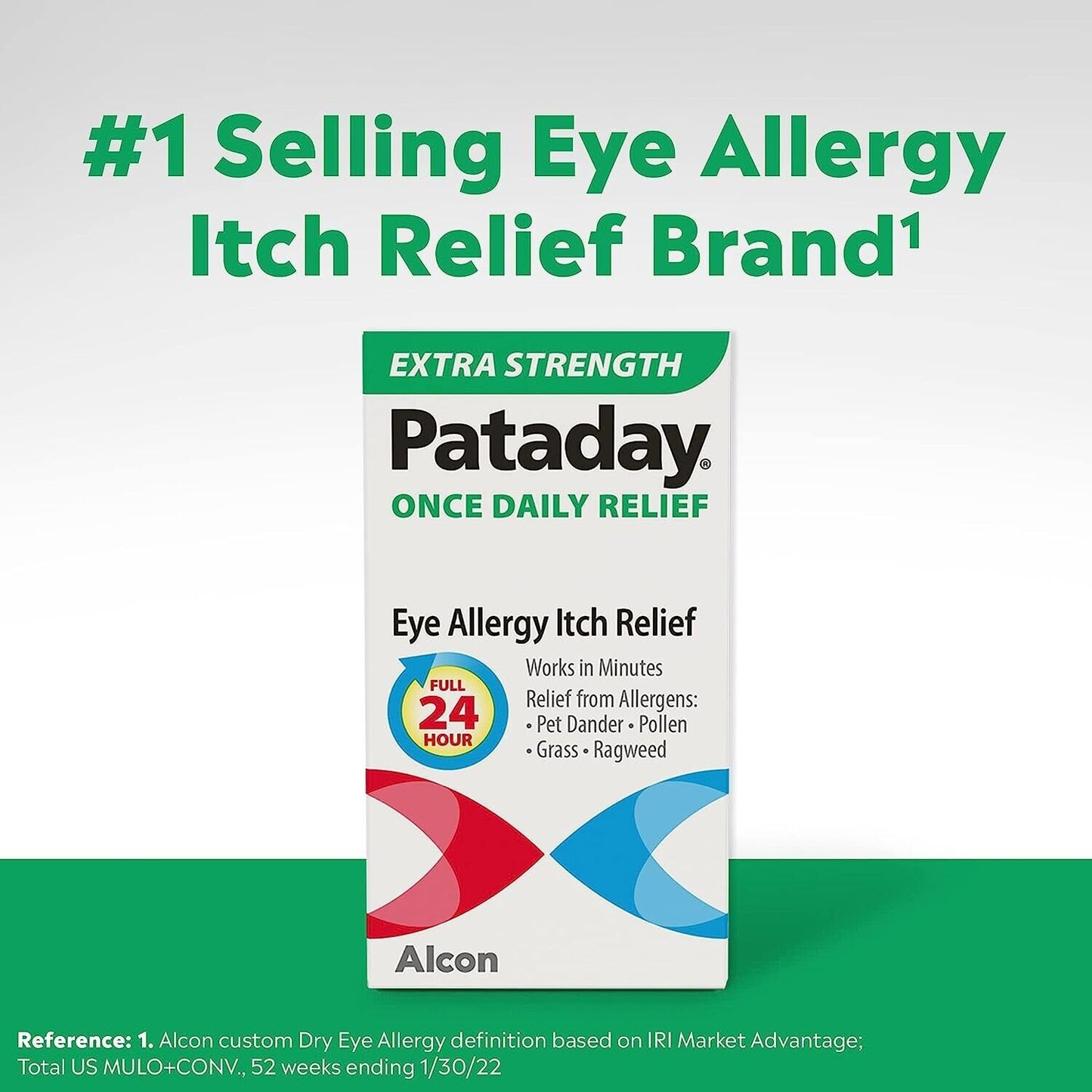 Pataday Once Daily Itch Allergy Eye Drops EXTRA STRENGTH Antihistamine 2.5mL 2PK