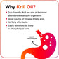 MegaRed ADVANCED Fish & Krill Oil 500mg Omega-3s Heart, Eye & Brain Support 80ct