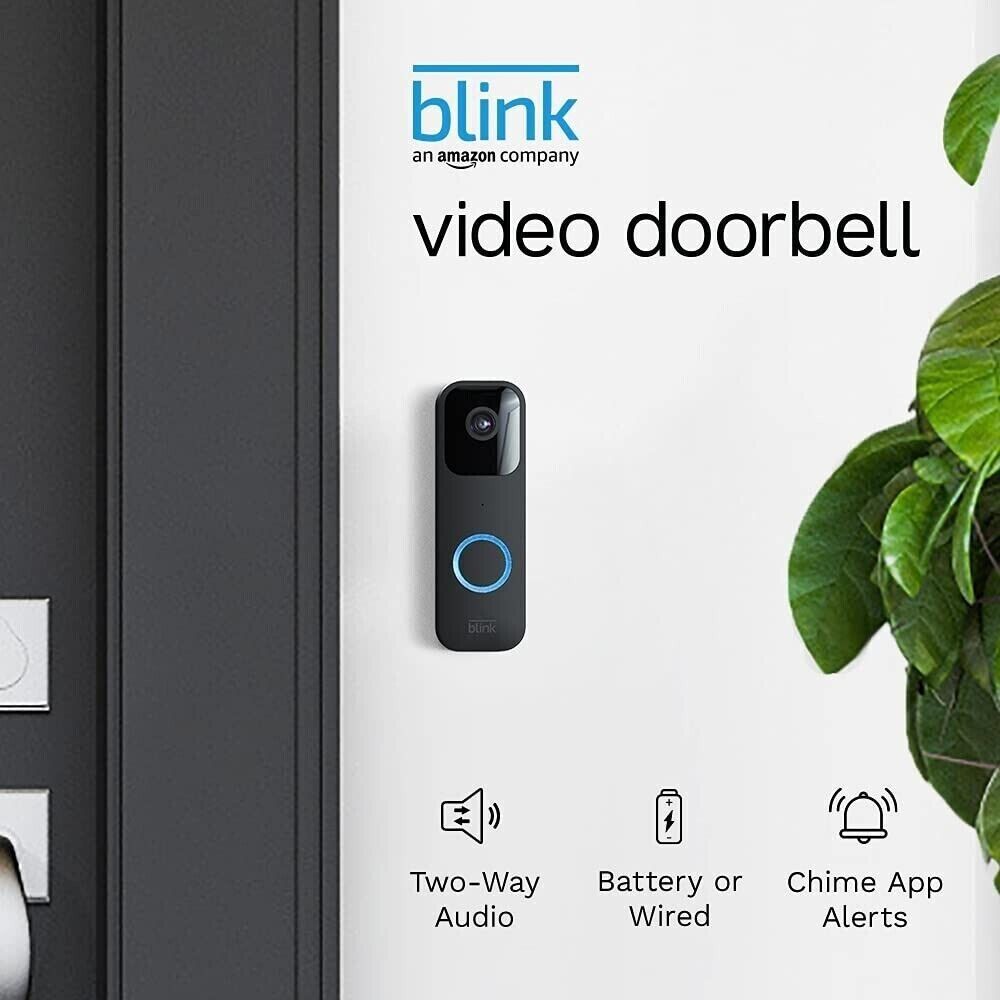 Blink Wireless DoorBell Intercom WiFi Video Phone Ring Door Bell HD Camera Home
