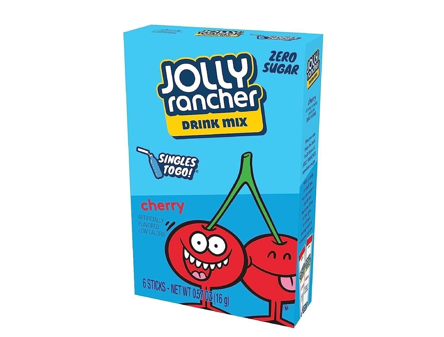 Jolly Rancher Drink Mix (sugar free powder) - 6 Flavour Choices - 6 Servings